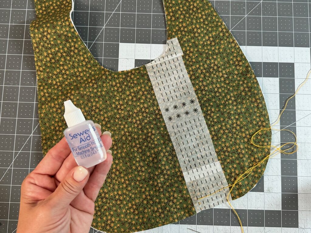 using Sewer's Aid for stitching FIlaine