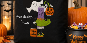 free Halloween Spoolie design from Sulky