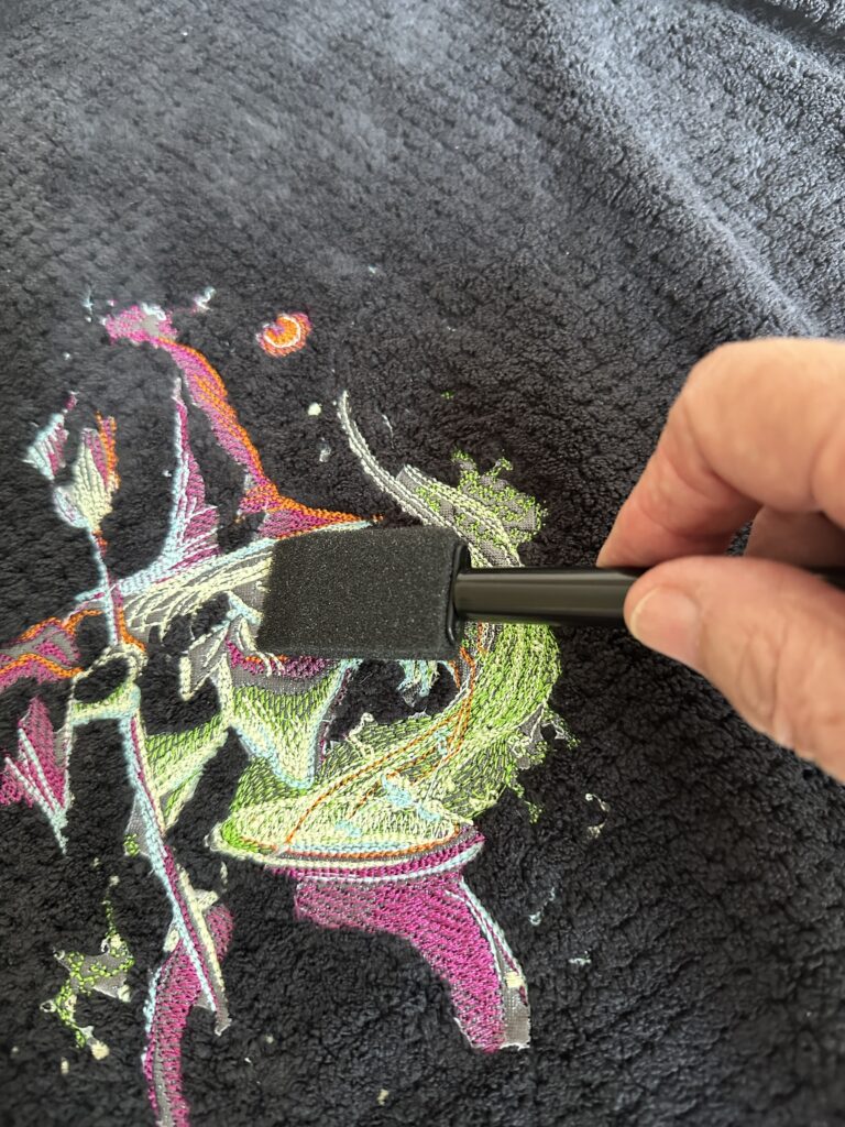 removing Solvy with water