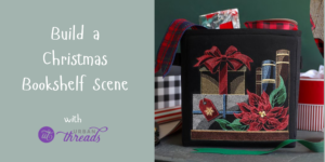 Build a Christmas Bookshelf Scene