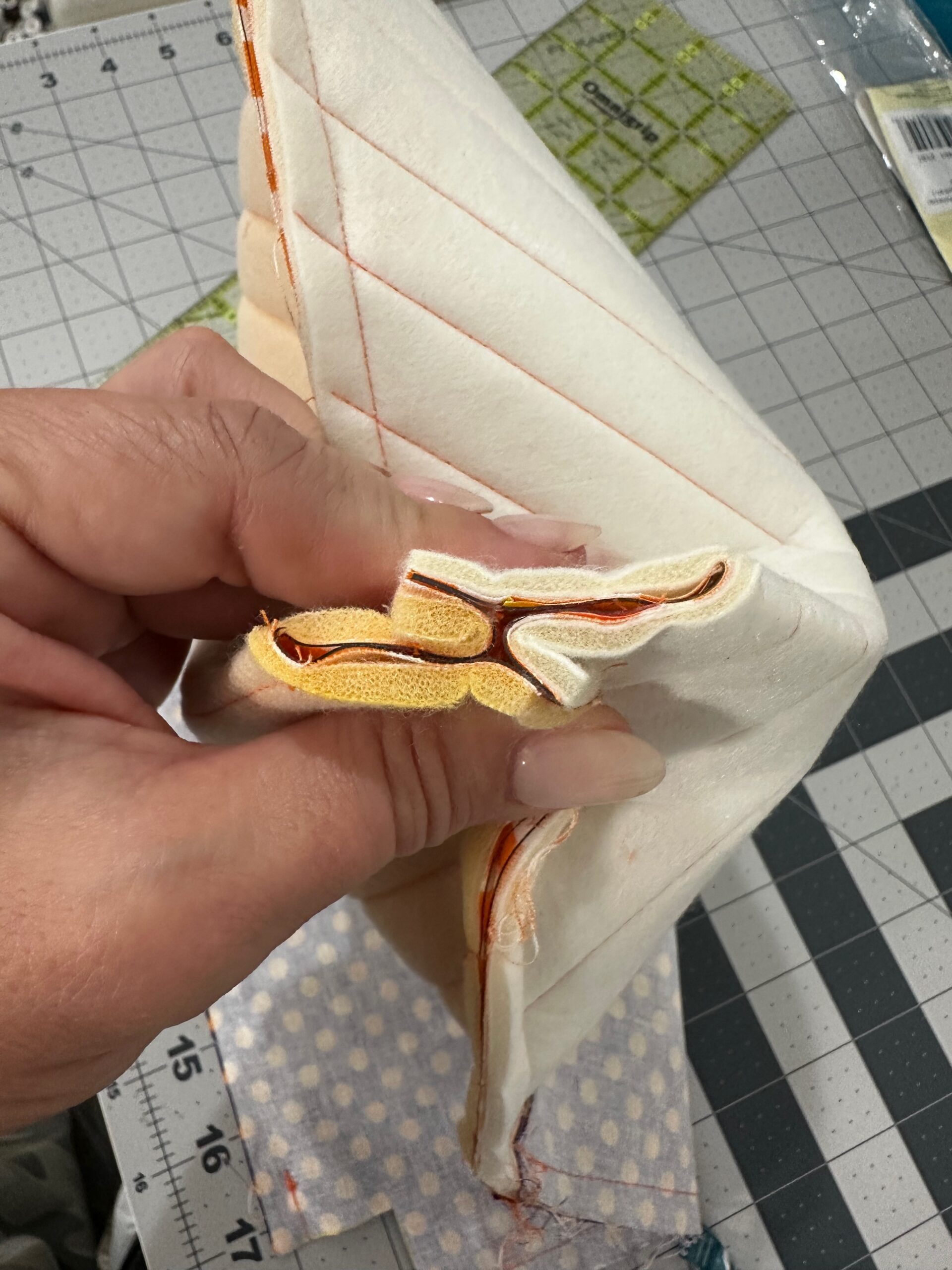 pinching corners to box them