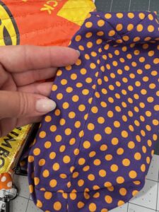 stitching lining lower edge shut